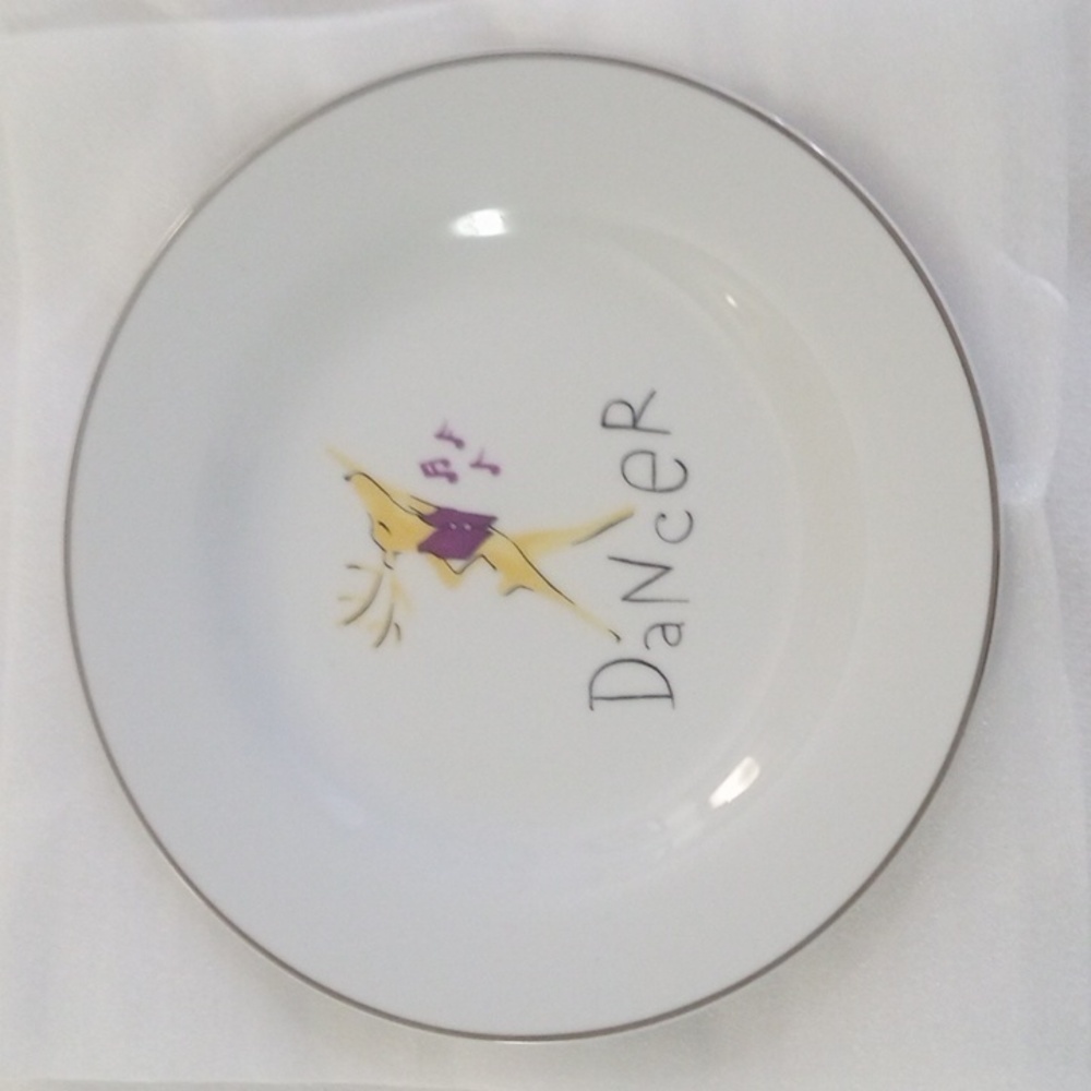 Pottery Barn Reindeer 'Dancer" Plate